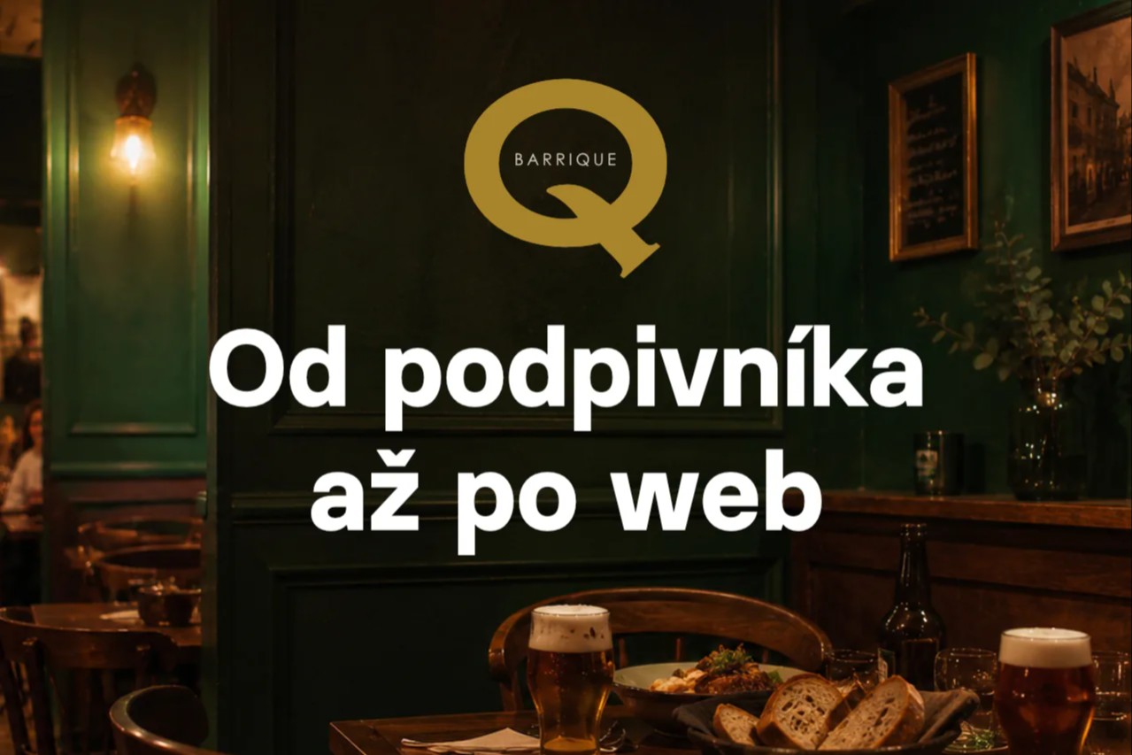 Interiér reštaurácie BARRIQUE Žilina s logom, pivom a chlebom na stole